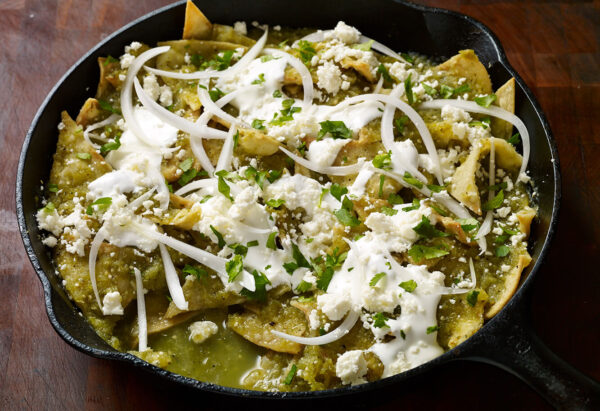Chilaquiles del dia